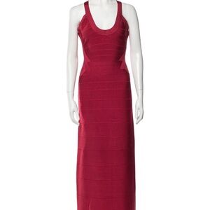 Herve Leger Juliette Dress in Scarlet